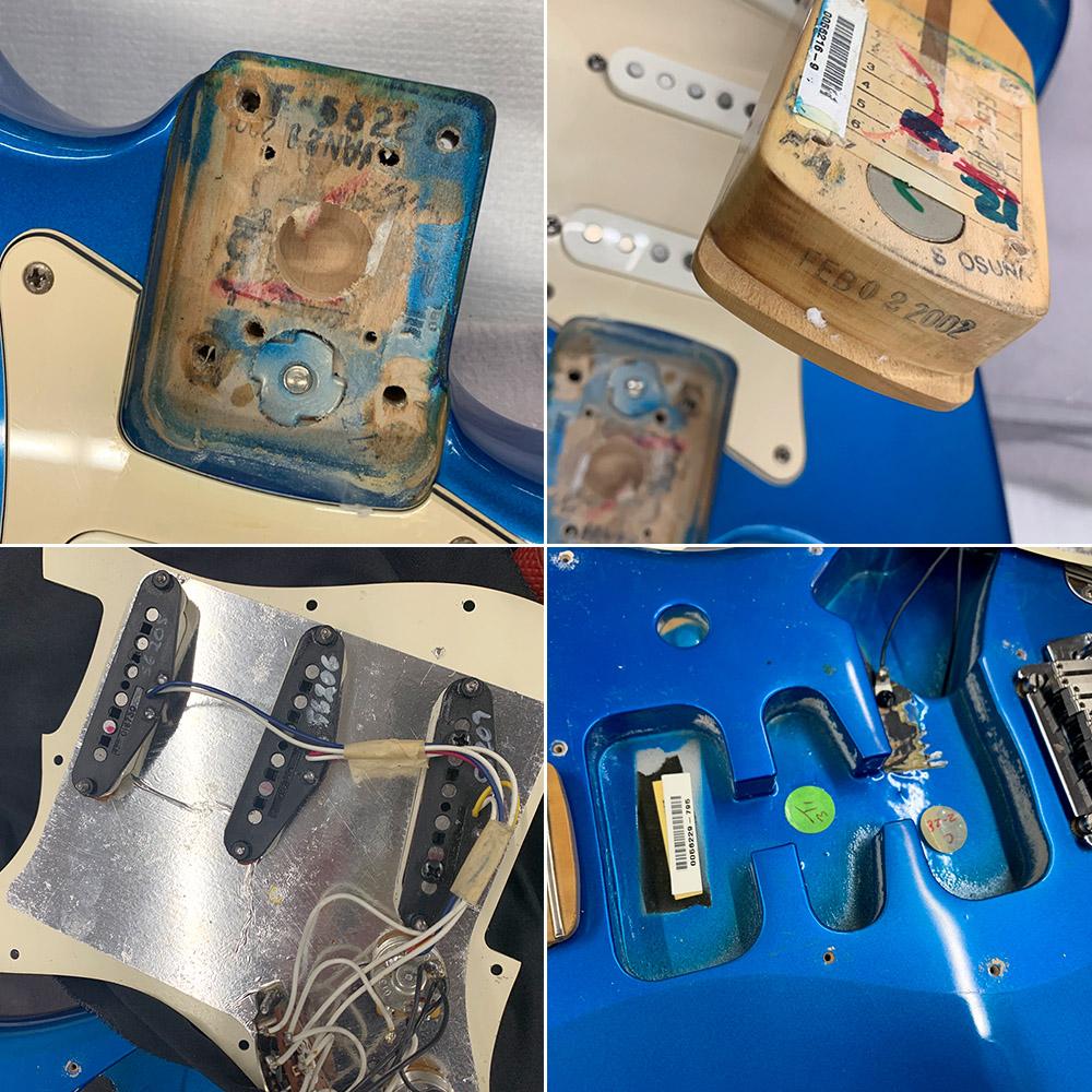 American Stratocaster Chrome Blue 2002 Fender エレクトリックギター