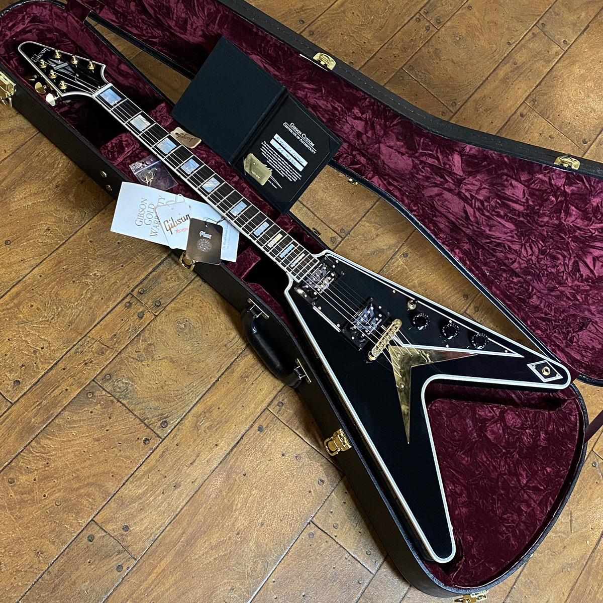 Flying V Custom Ebony Gibson Custom Shop エレクトリックギター V