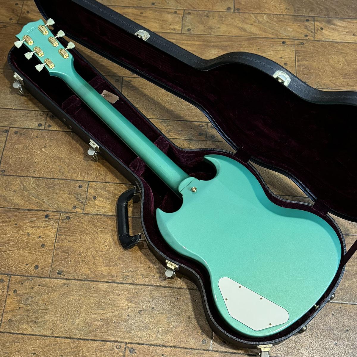 Les Paul SG Custom Maestro Vibrola Inverness Green 3PU Modified