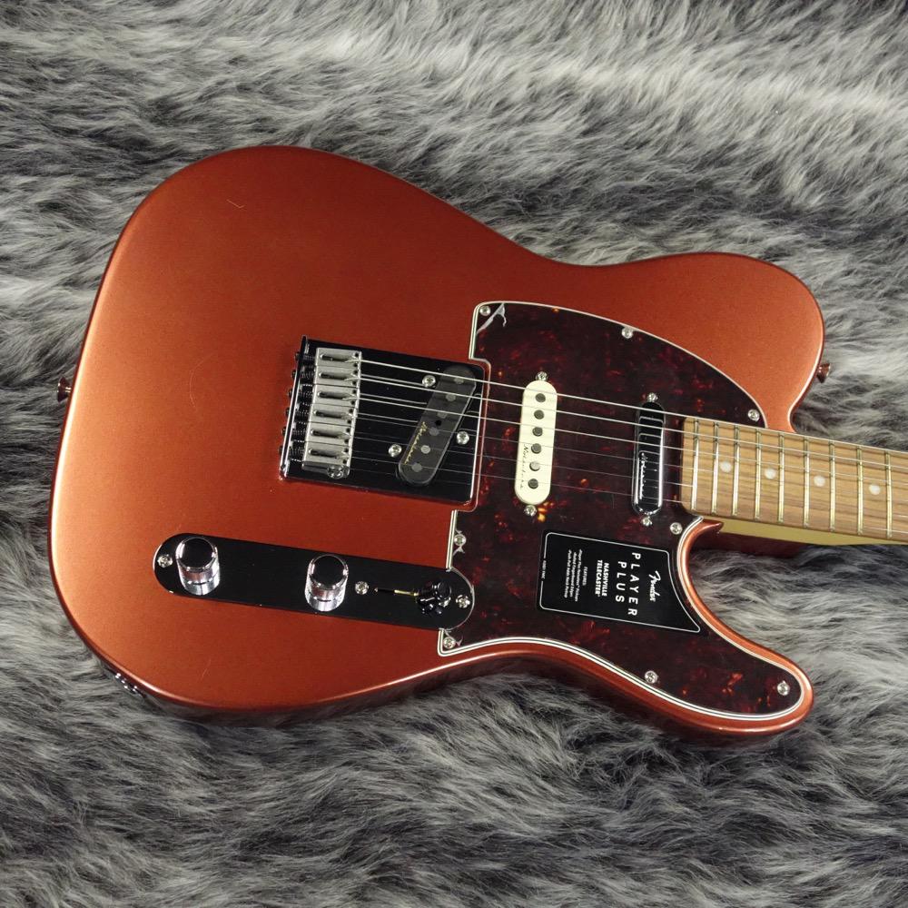 Mexico Player Plus Nashville Telecaster Aged Candy Apple Red