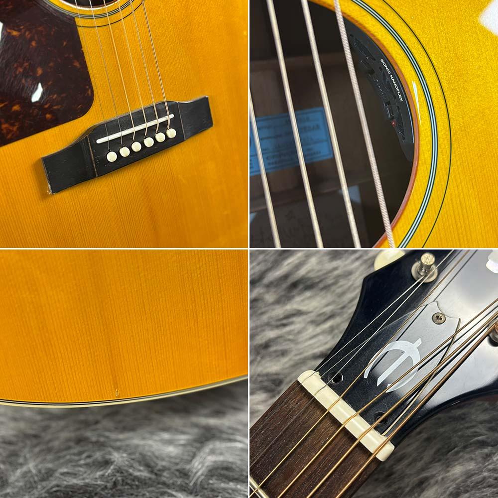 Inspired by 1964 Texan Antique Natural Left Hand Epiphone
