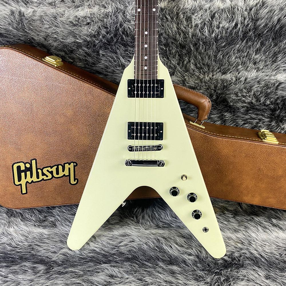 80s Flying V Classic White Gibson エレクトリックギター Vタイプ