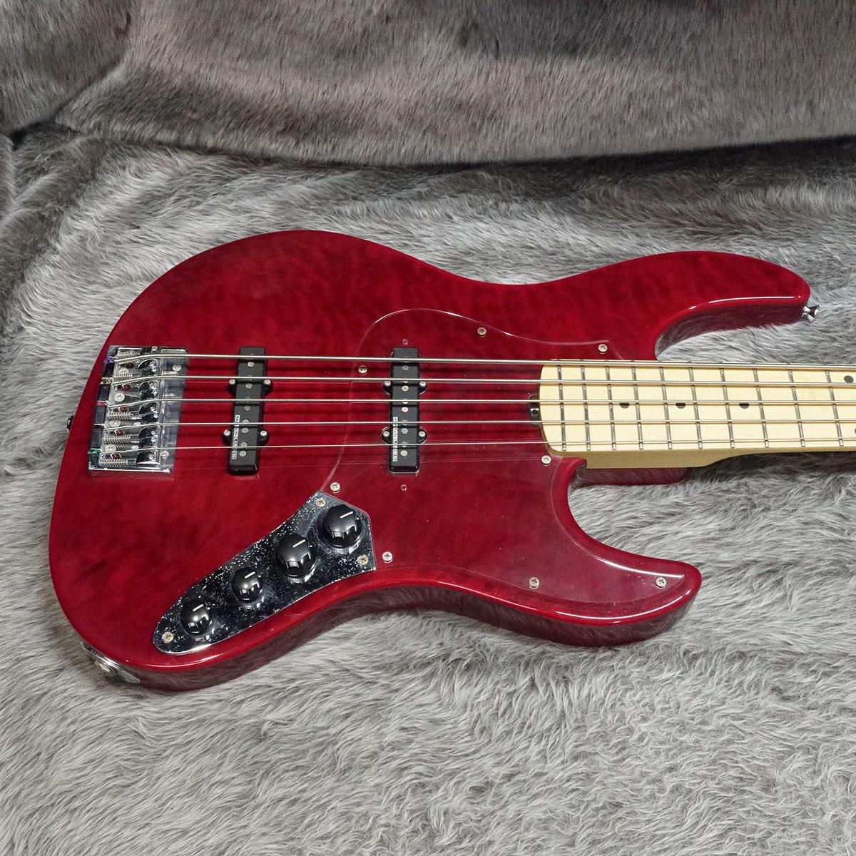 E-AM-160QM Black Cherry Edwards エレクトリック・ベース JBタイプ