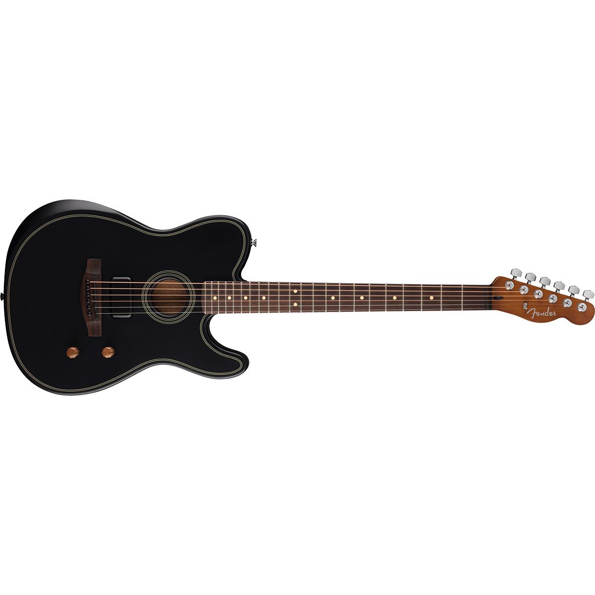 Acoustasonic Standard Telecaster Black Fender エレクトリック 