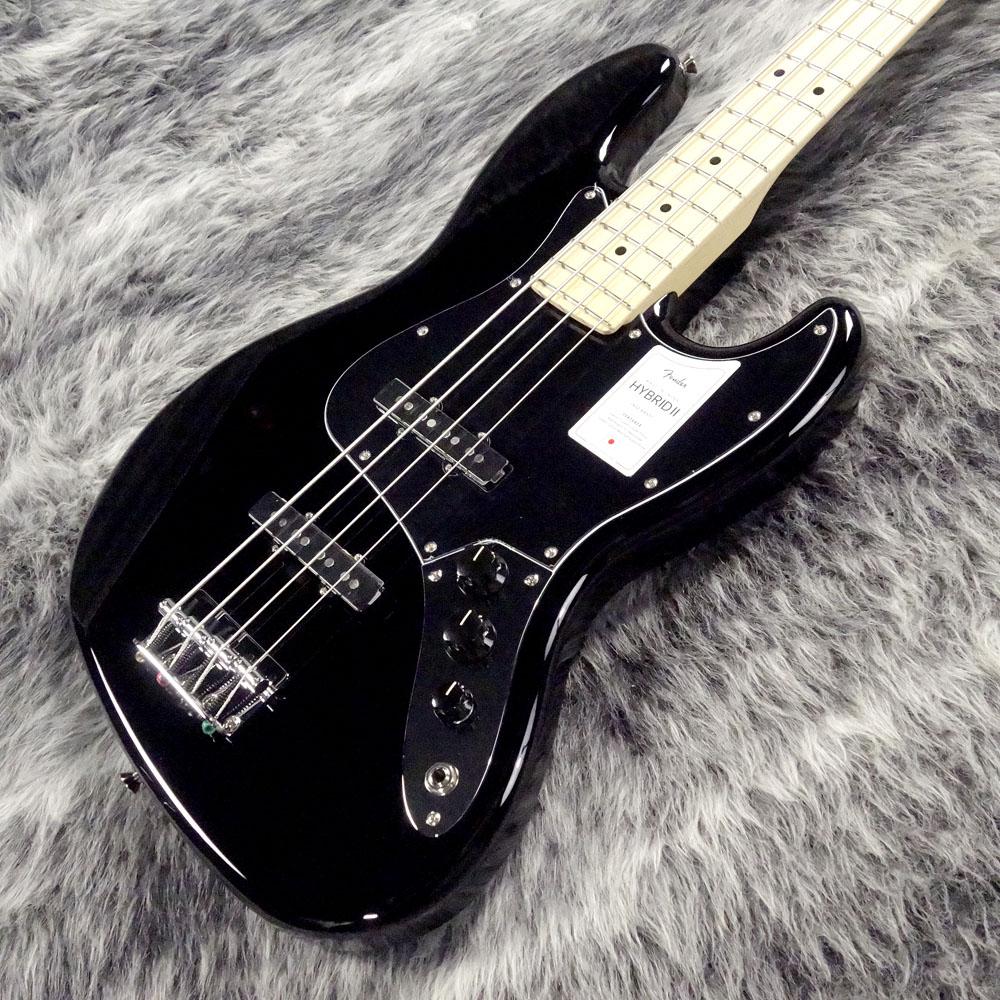 Made in Japan Hybrid II Jazz Bass Black Fender エレクトリック