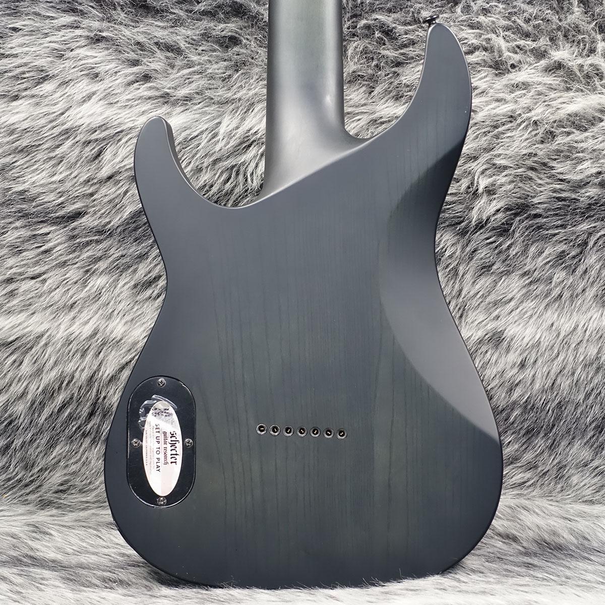 KM-7 Trans Black Satin SCHECTER エレクトリックギター ストラト