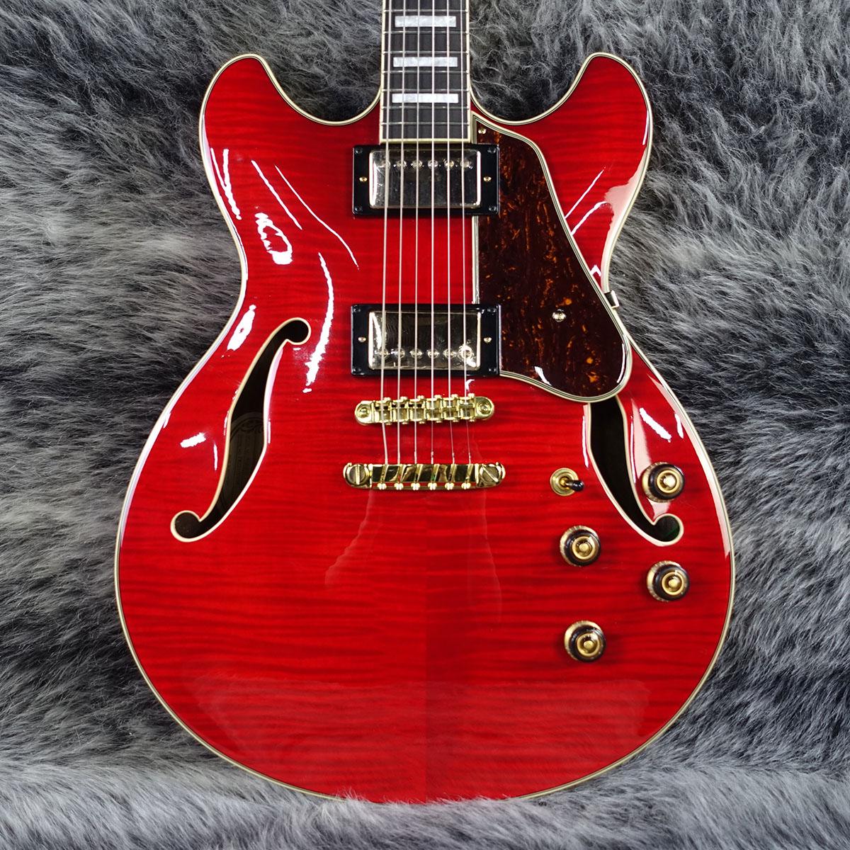 AS93FM Transparent Cherry Red Ibanez エレクトリックギター ES-335