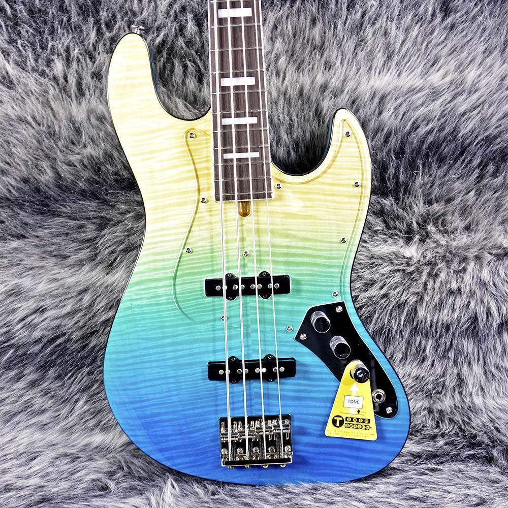 WL4-FM CUSTOM Ⅲ BLU-GRD Bacchus エレクトリック・ベース JBタイプ