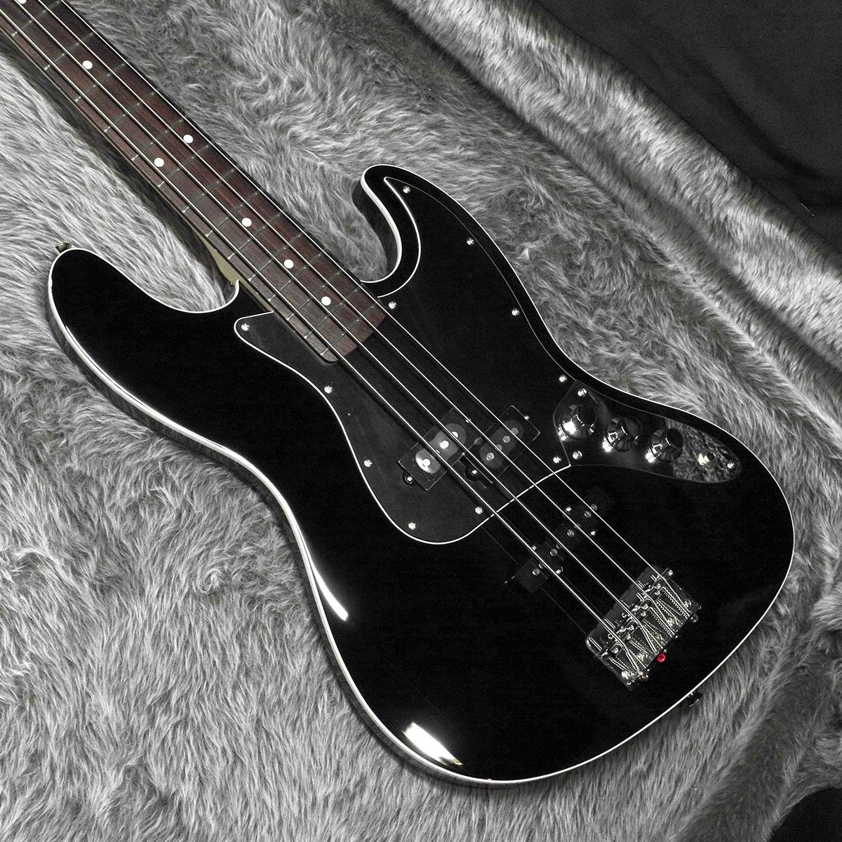 Made in Japan Aerodyne II Jazz Bass RW Black Fender Japan