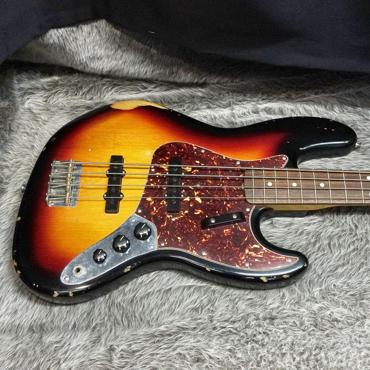 Road Worn 60s Jazz Bass RW 3-Color Sunburst Fender エレクトリック