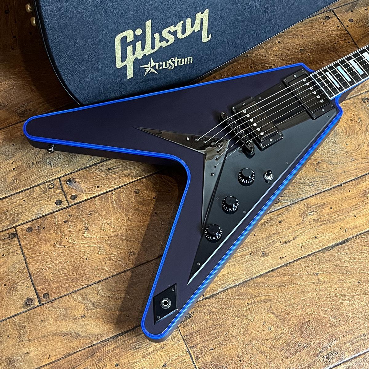 Flying V Custom Satin Blue Widow 2017 Gibson Custom Shop