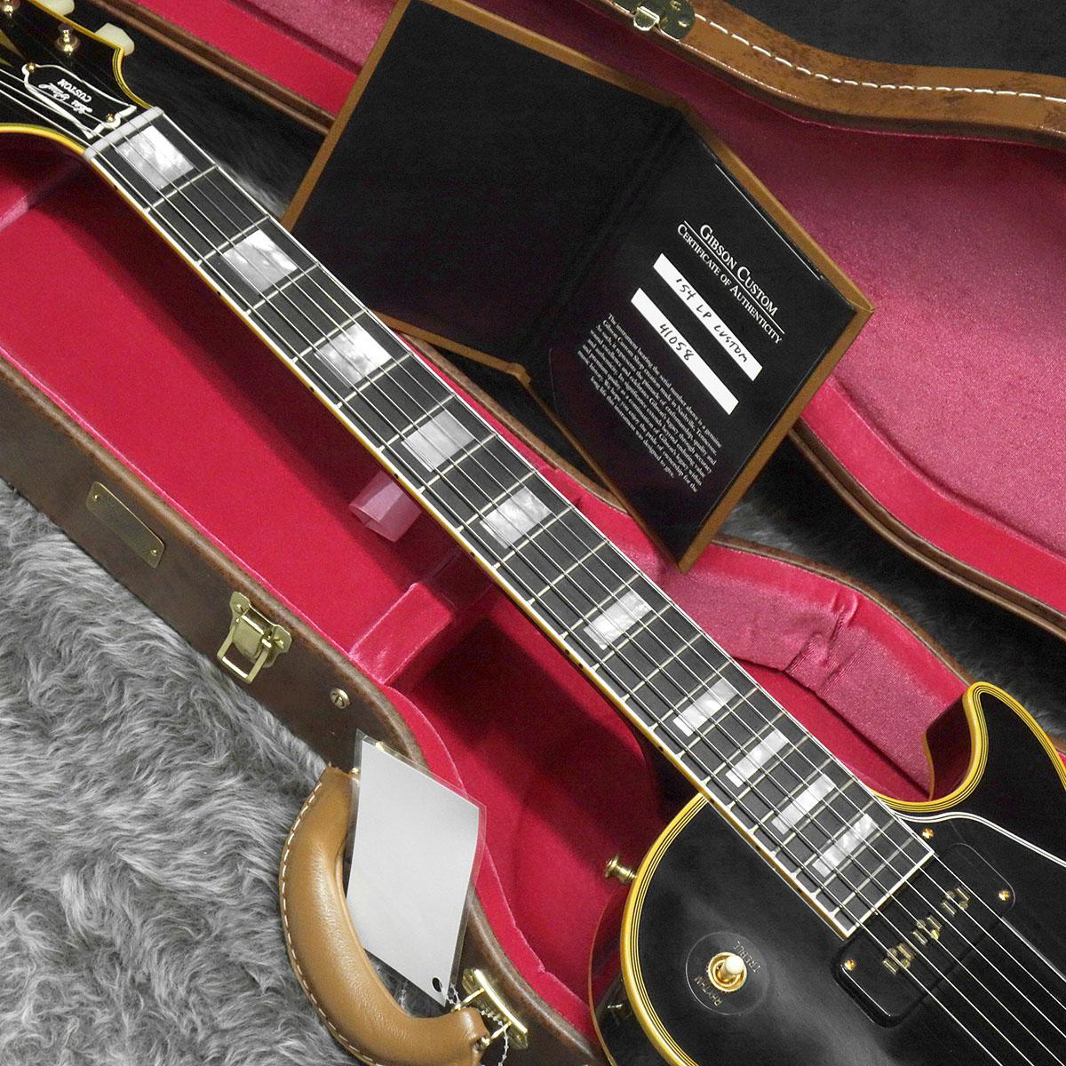 1954 Les Paul Custom Staple Pickup Reissue VOS Ebony Gibson Custom