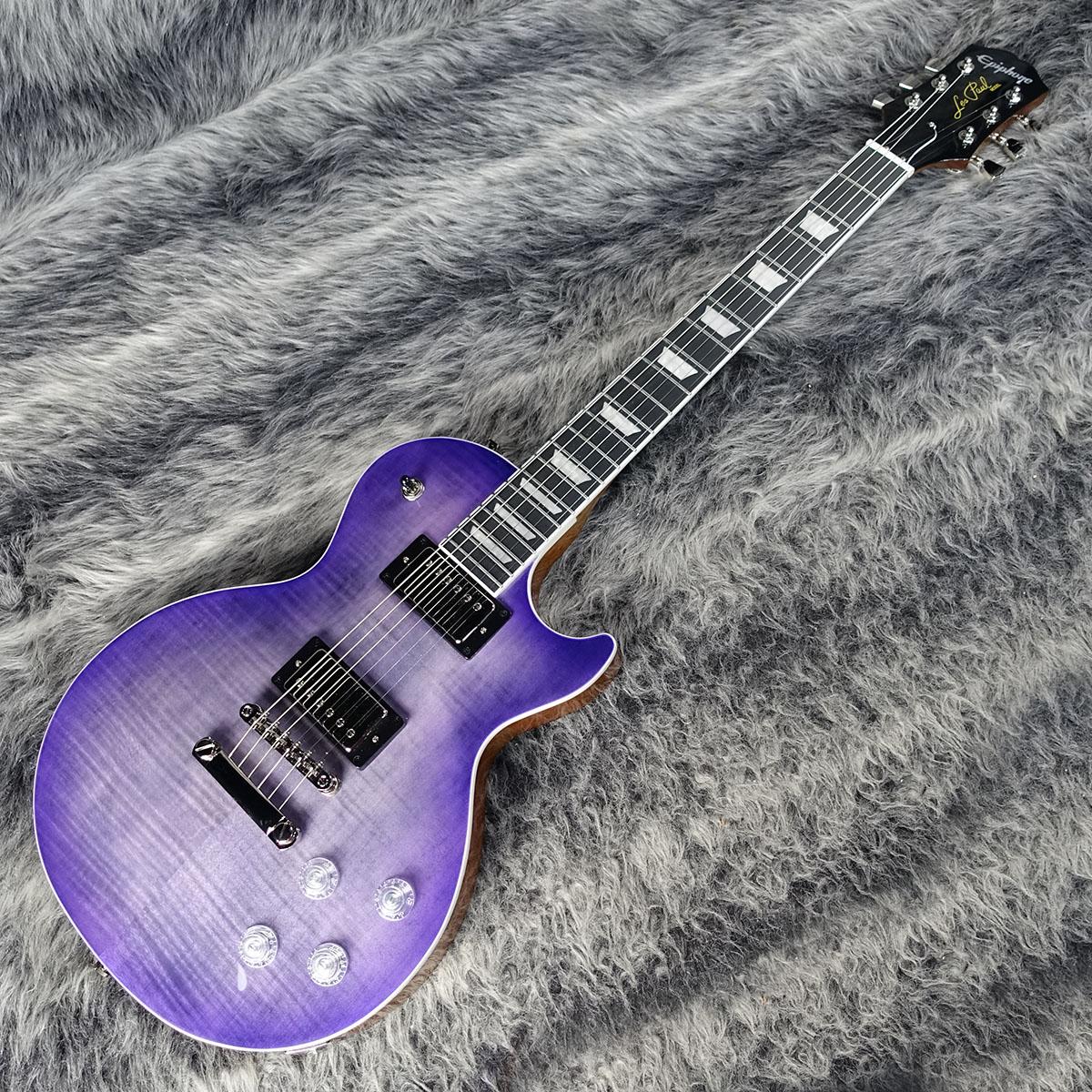 Blitz レスポールタイプ　パープル Les Paul Modern Figured Purple Burst Epiphone エレクトリックギター