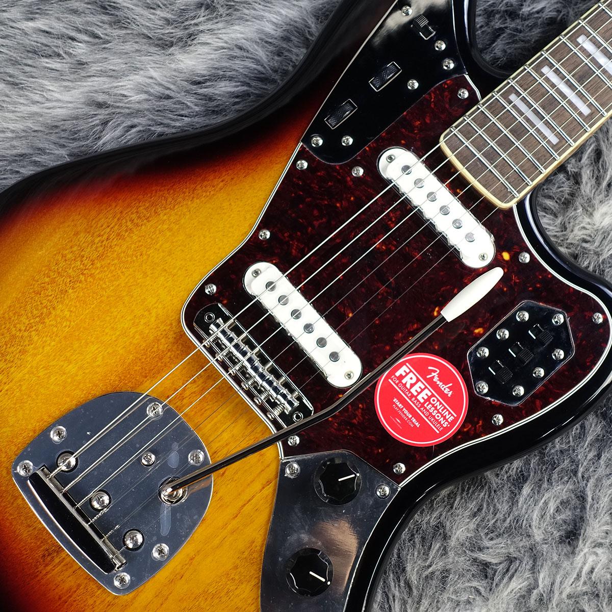 Classic Vibe 70s Jaguar 3 Color Sunburst Squier エレクトリック