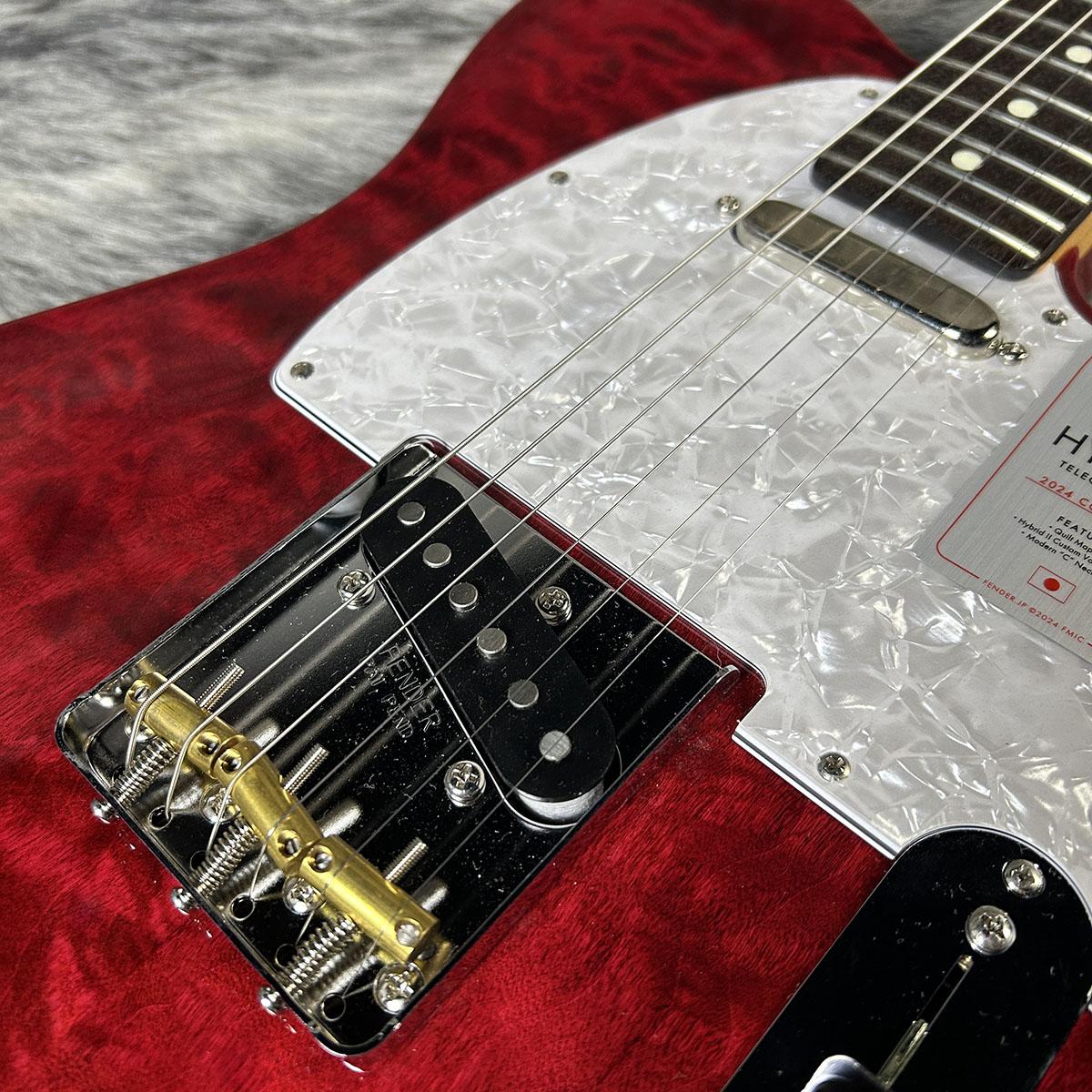 Made in Japan Hybrid II 2024 Collection Telecaster Quilt Red Beryl
