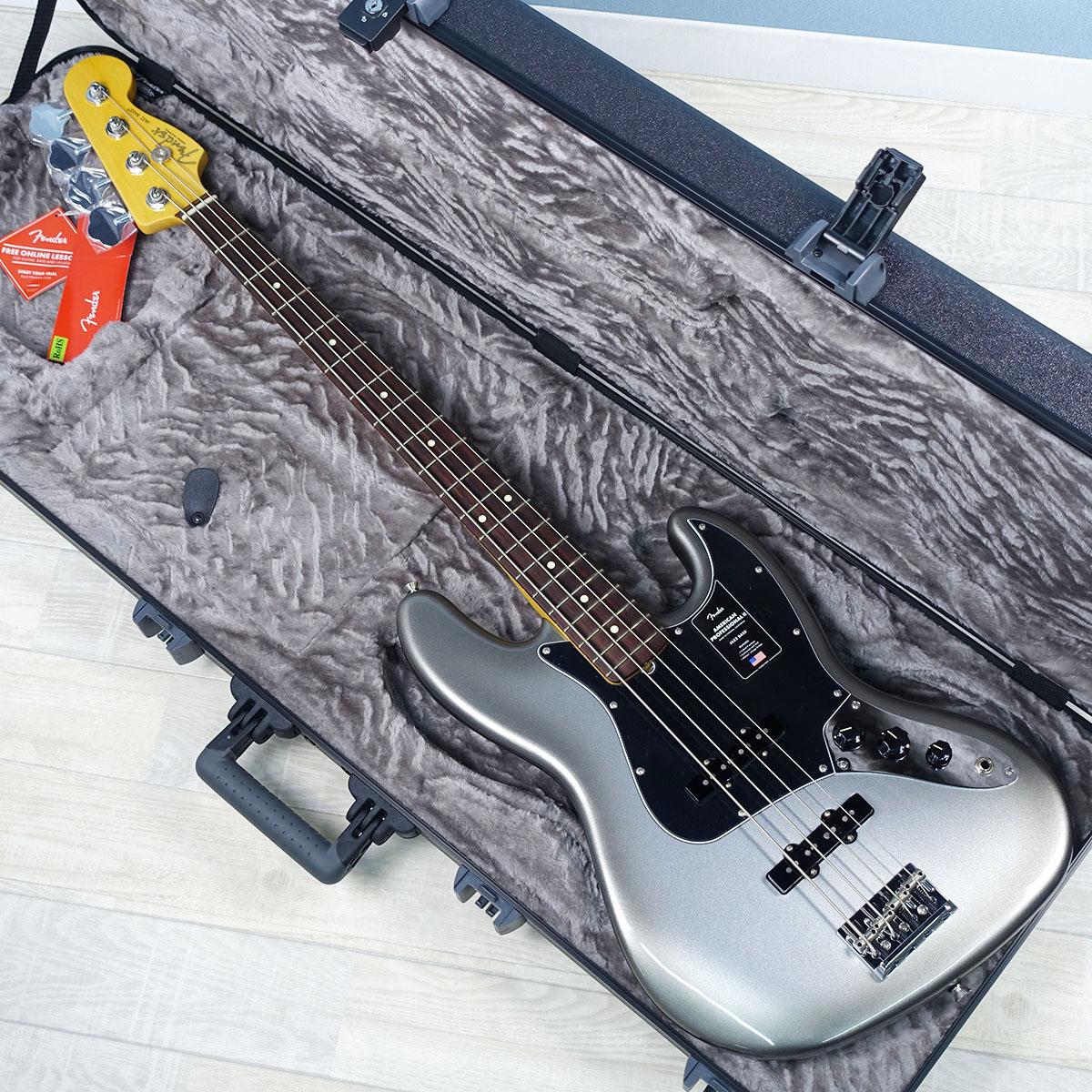 American Professional II Jazz Bass Mercury【メーカーアウトレット
