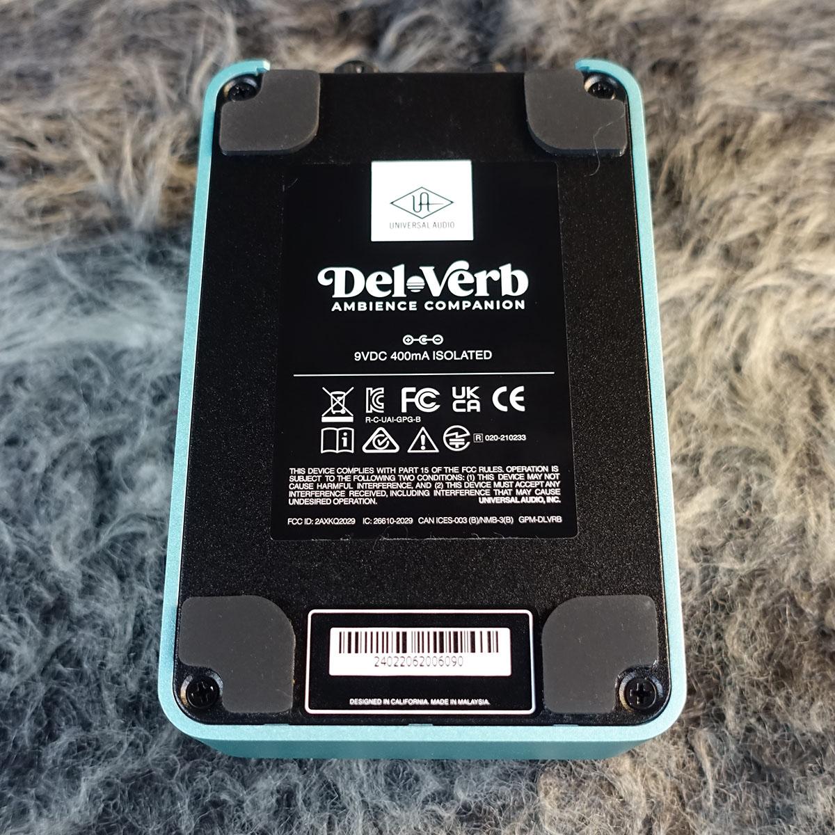 UAFX Del-Verb Ambience Companion Universal Audio ギター用アンプ