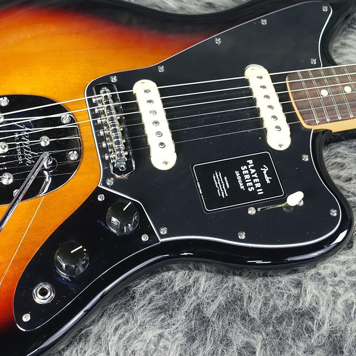 Player II Jaguar 3-Color Sunburst Fender エレクトリックギター