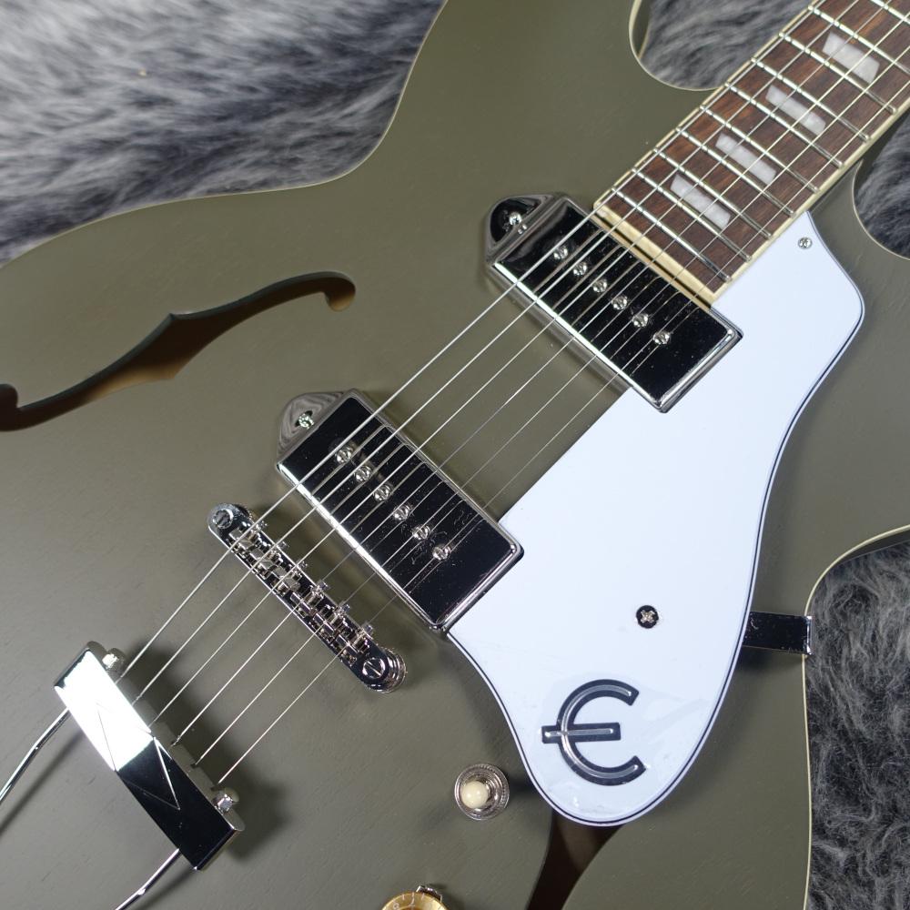 Casino Worn Olive Drab Epiphone エレクトリックギター フルアコ 商品