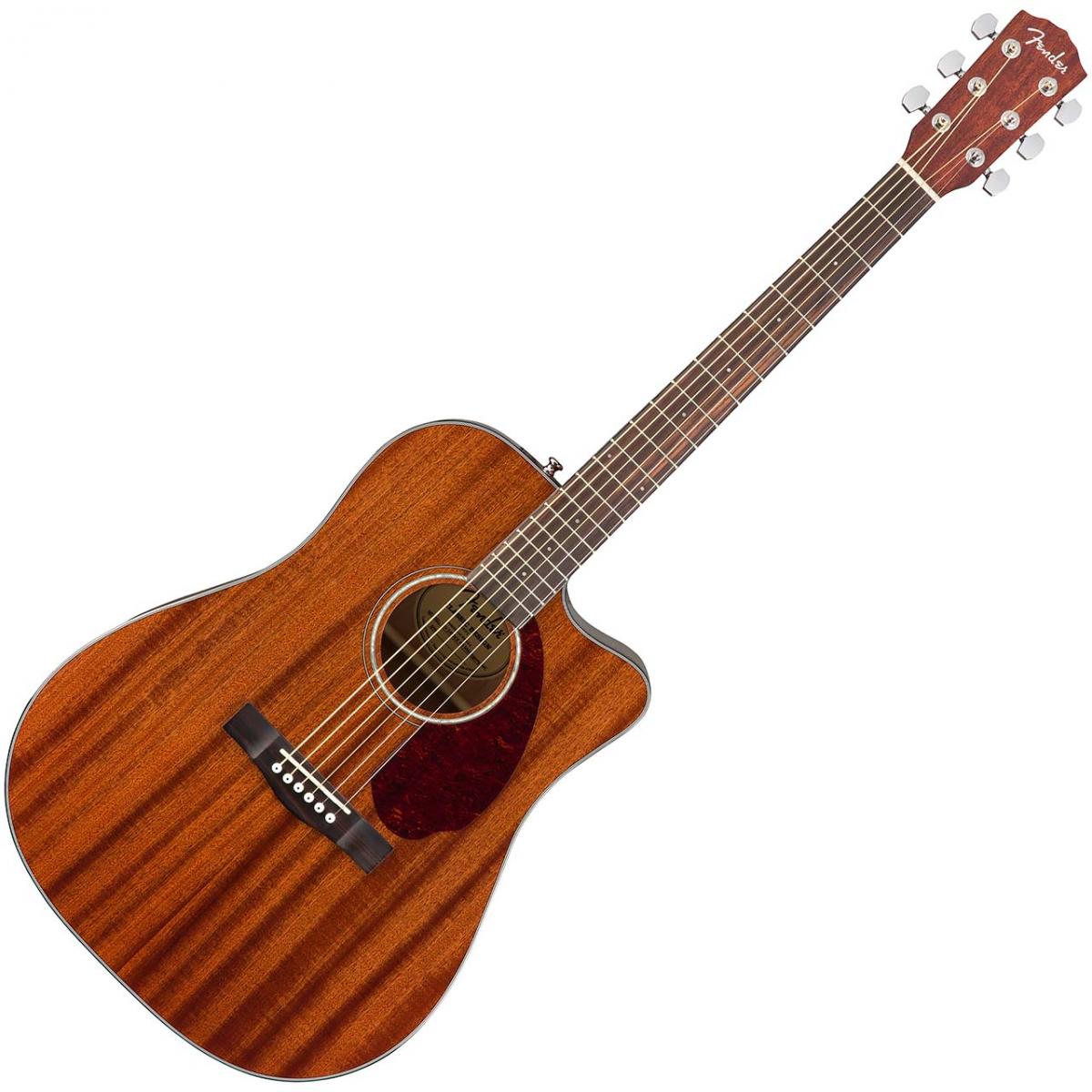 CD-140SCE Dread Acoustic Electric WN All-Mahogany Fender 