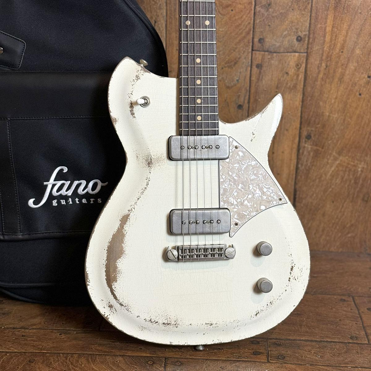 Oltre RB6 Olympic White Heavy Distress FANO エレクトリックギター