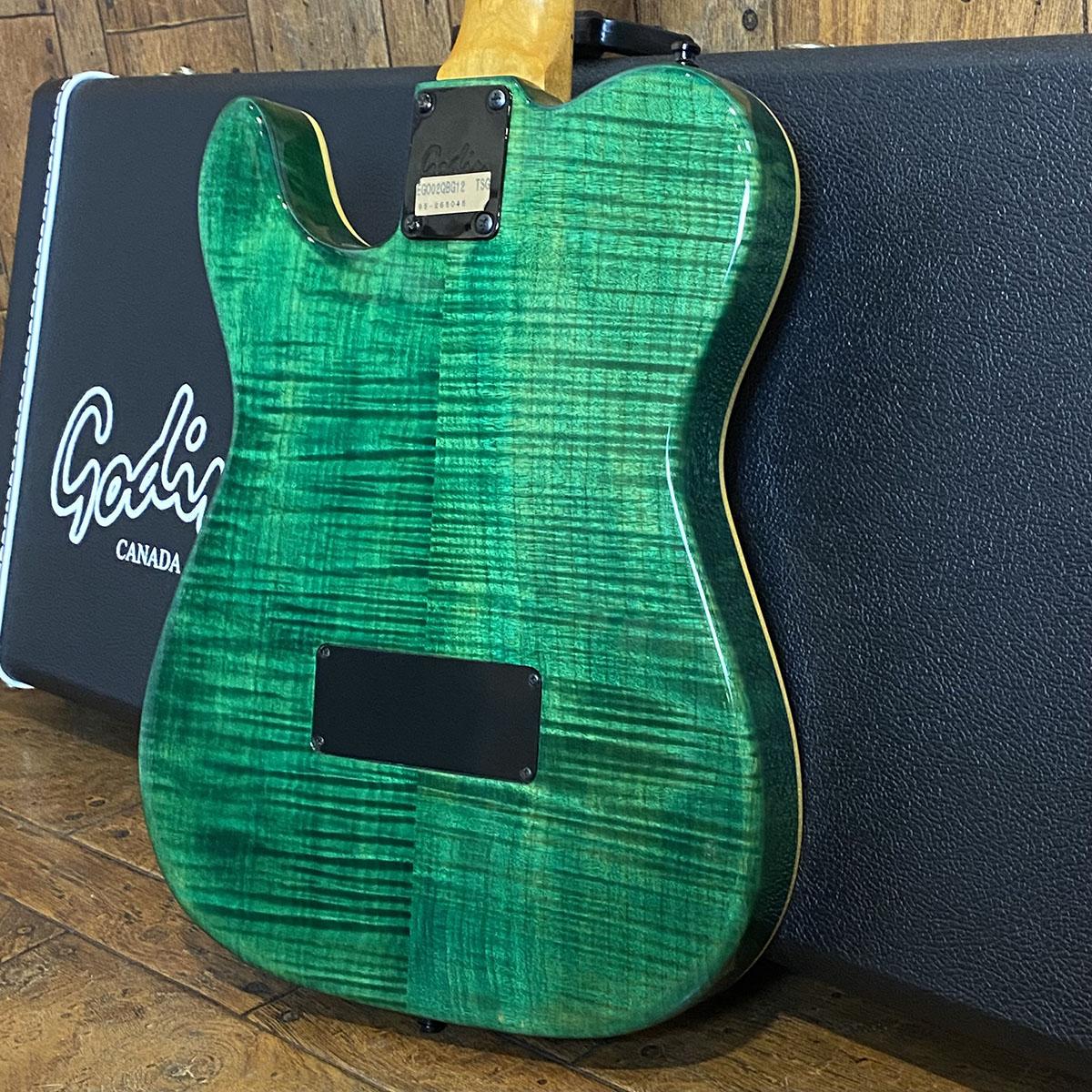 Acousticaster 6 Ltd Trans Green 1995 Godin エレクトリック