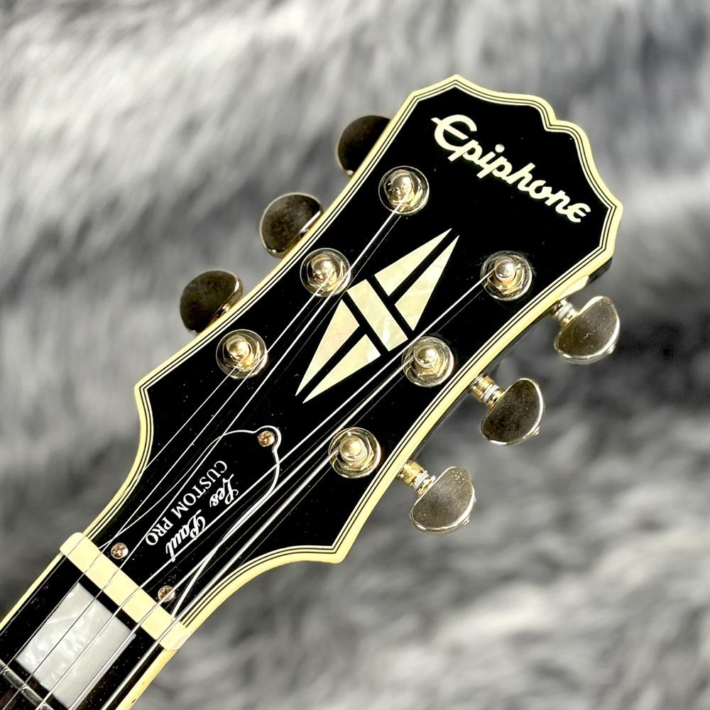 Les Paul Custom Pro LH Ebony 2018年製 Epiphone エレクトリック