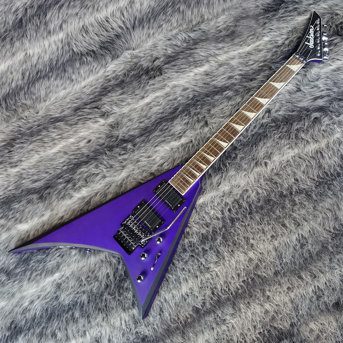X Series Rhoads RRX24 Purple Metallic with Black Bevels Jackson