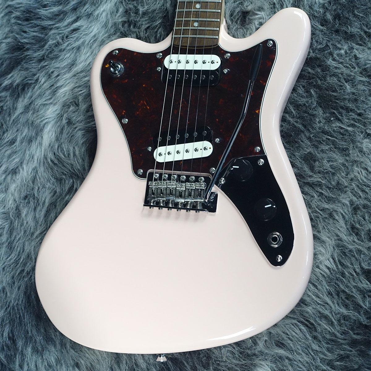 Paranormal Super-Sonic Shell Pink Squier エレクトリックギター