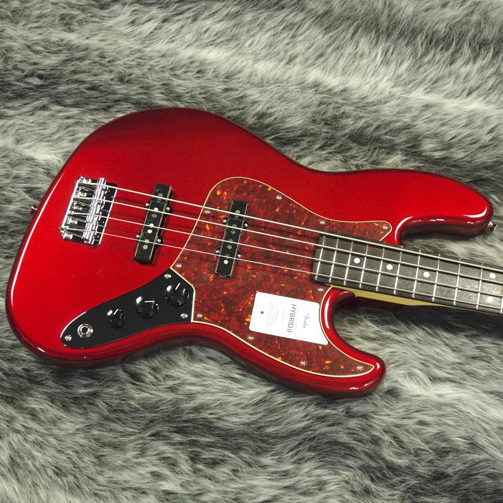 ぐりぐりジャズベースタイプ　珍しい「ピンクに赤鼈甲」 2021 Collection Made in Japan Hybrid II Jazz Bass Candy Apple Red
