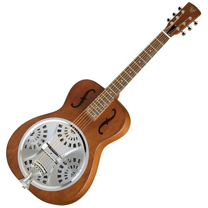 Dobro Hound Dog Round Neck Vintage Brown Epiphone アコースティック
