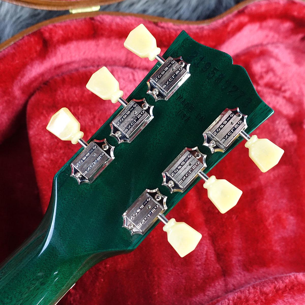 SGタイプ エレキギター パーツ セットネック サテンフィニッシュ SG Standard '61 Stop Bar Translucent Teal Gibson エレクトリック