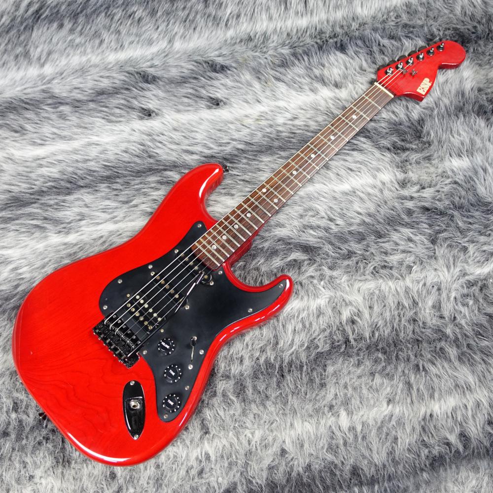 スチュワート ストラトキャスタータイプ エレキギター - レッド/ブラック中古 Custom ST Type Short Scale Red ESP エレクトリックギター ストラト