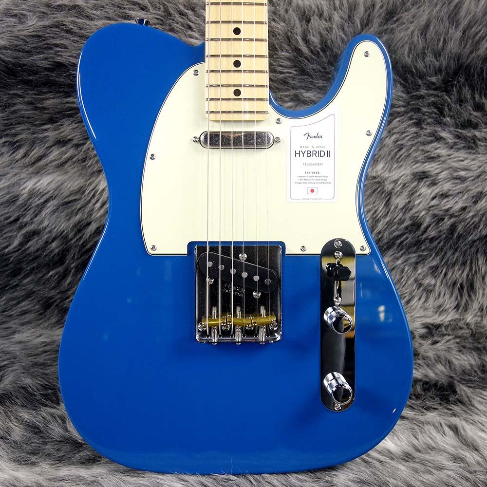 Made in Japan Hybrid II Telecaster Forest Blue Fender