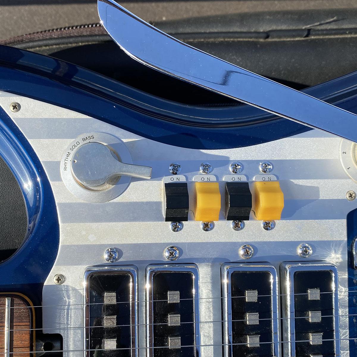 K-4L Metallic Dark Blue Del Rey Logo Teisco エレクトリックギター