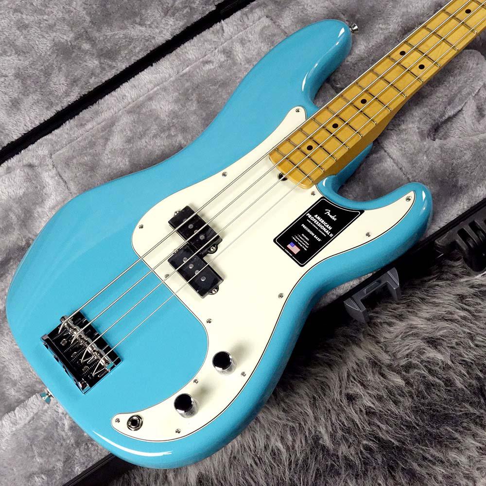 American Professional II Precision Bass Miami Blue 【在庫入れ替え