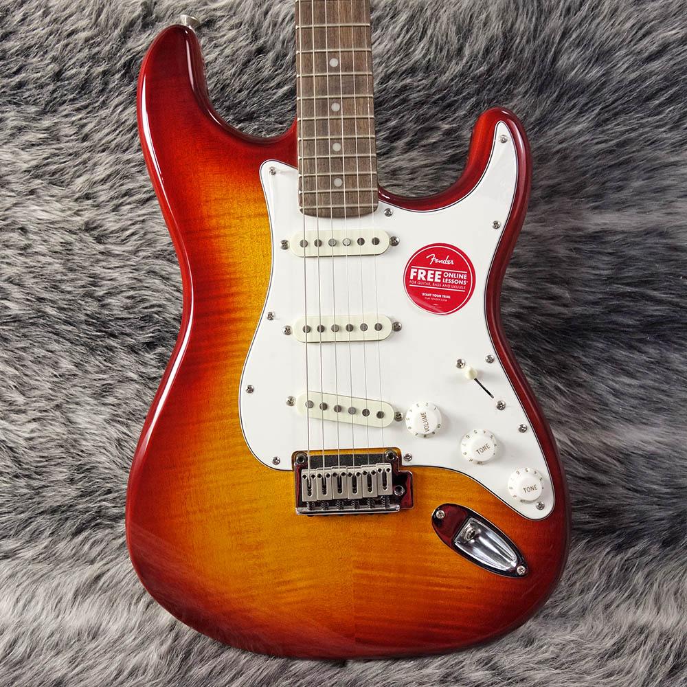 Standard Stratocaster FMT Amber Sunburst Squier エレクトリック Standard Stratocaster FMT Amber Sunburst Squier エレクトリック