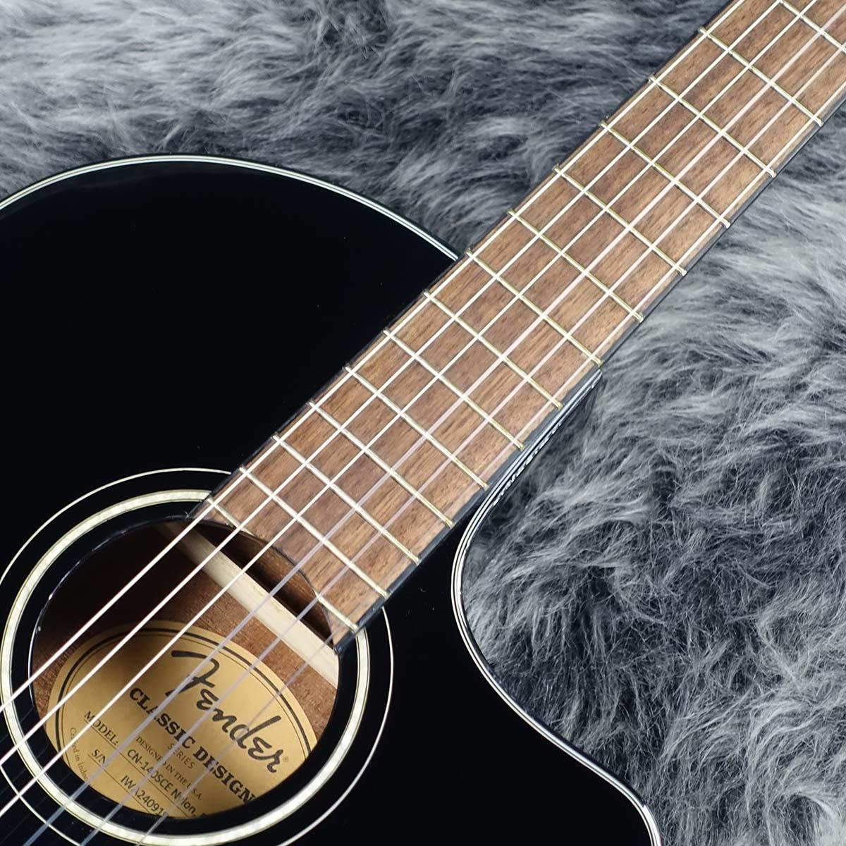 CN-140SCE NYLON Black Fender エレクトリック・アコースティック 