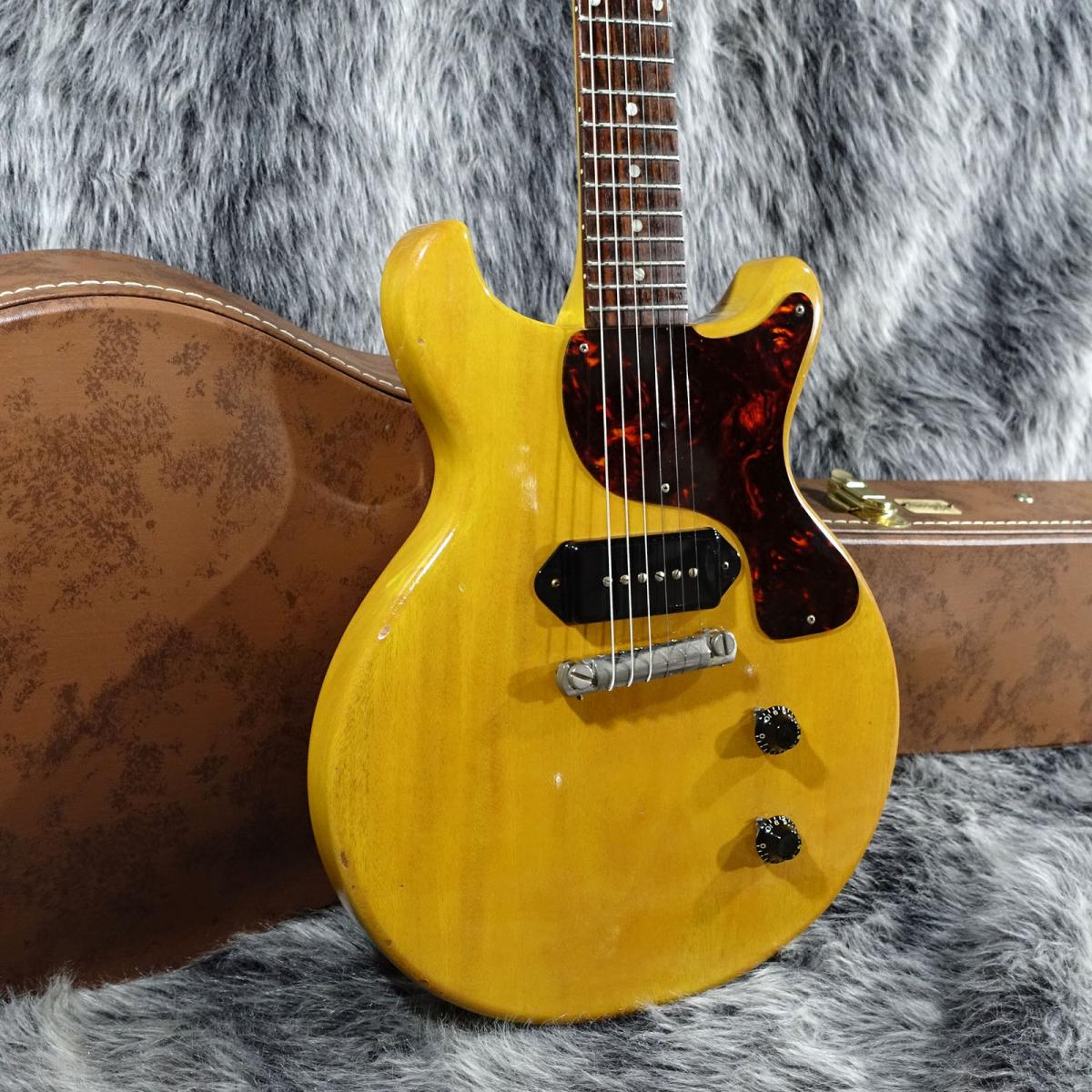 1959 Les Paul Junior Double Cut Lightly Aged Bright TV Yellow