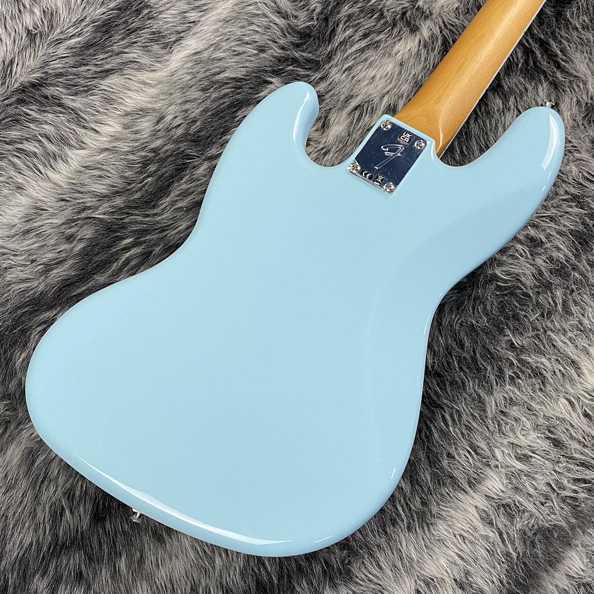 Gold Foil Jazz Bass Ebony Fingerboard Sonic Blue Fender 