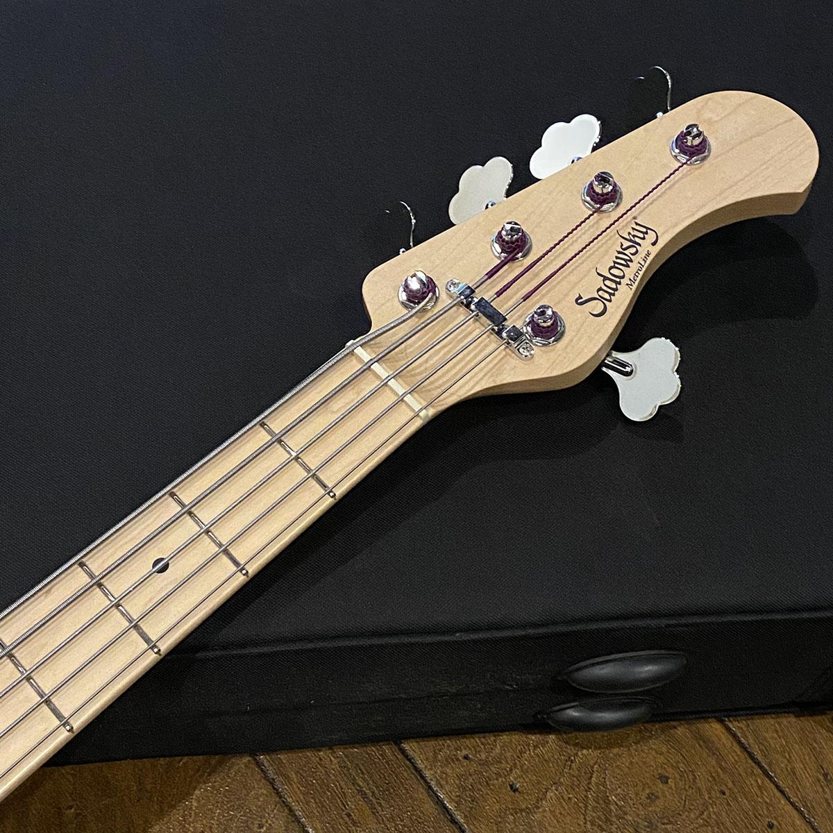 最終値引き！【sadowsky metroline】　MV5-24 NAT  保証書、セミハードケースつき　5/31まで！ Metroline MV5 Natural Sadowsky エレクトリック・ベース JBタイプ