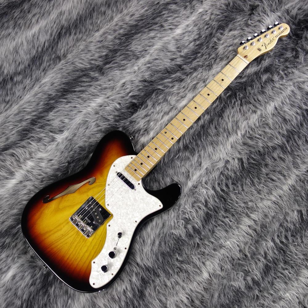 Classic 69 Telecaster Thinline 3-Color Sunburst Fender Mexico