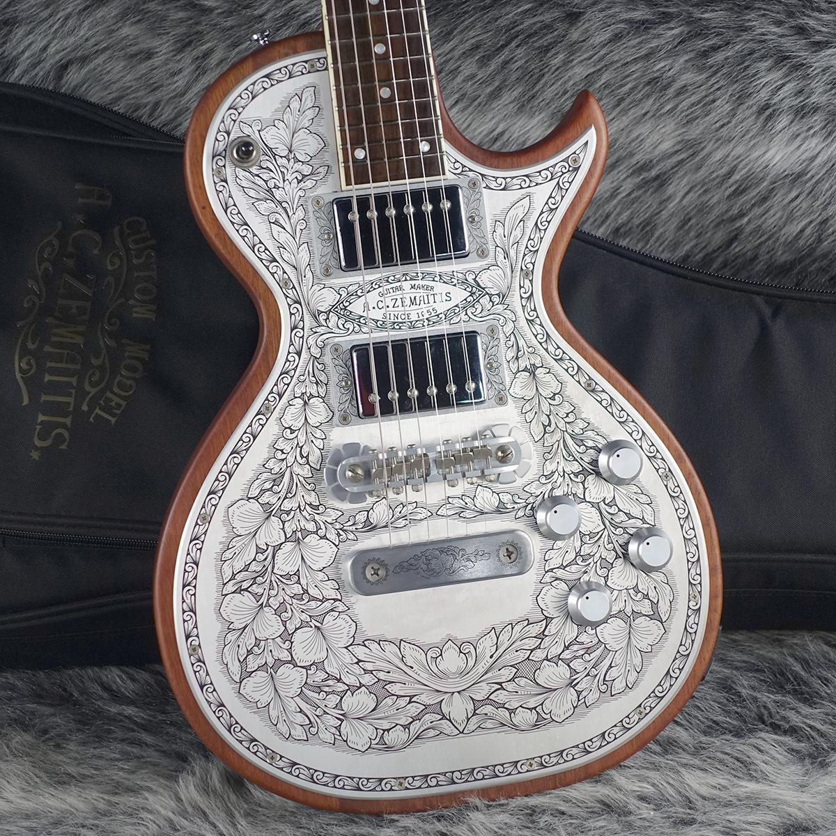 C24MF / Natural ZEMAITIS エレクトリックギター レスポールタイプ
