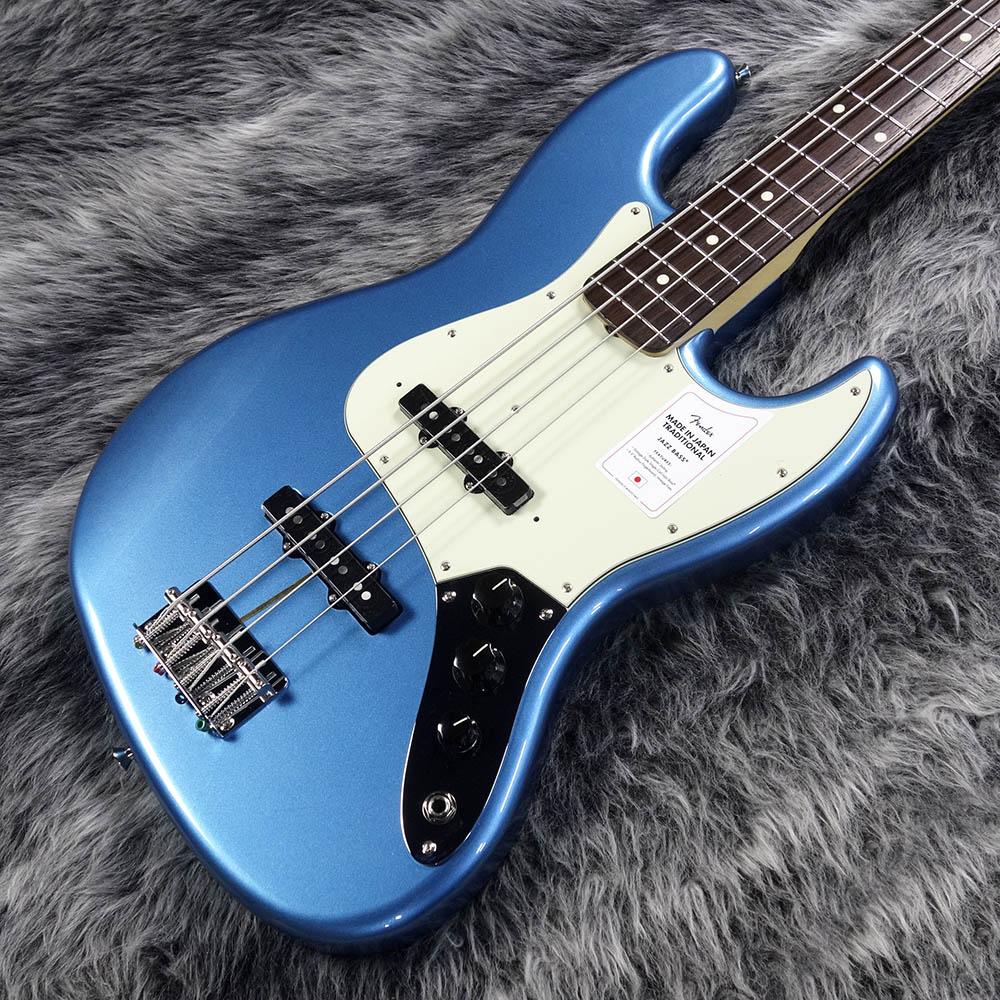 Made in Japan Traditional 60s Jazz Bass Lake Placid Blue Fender