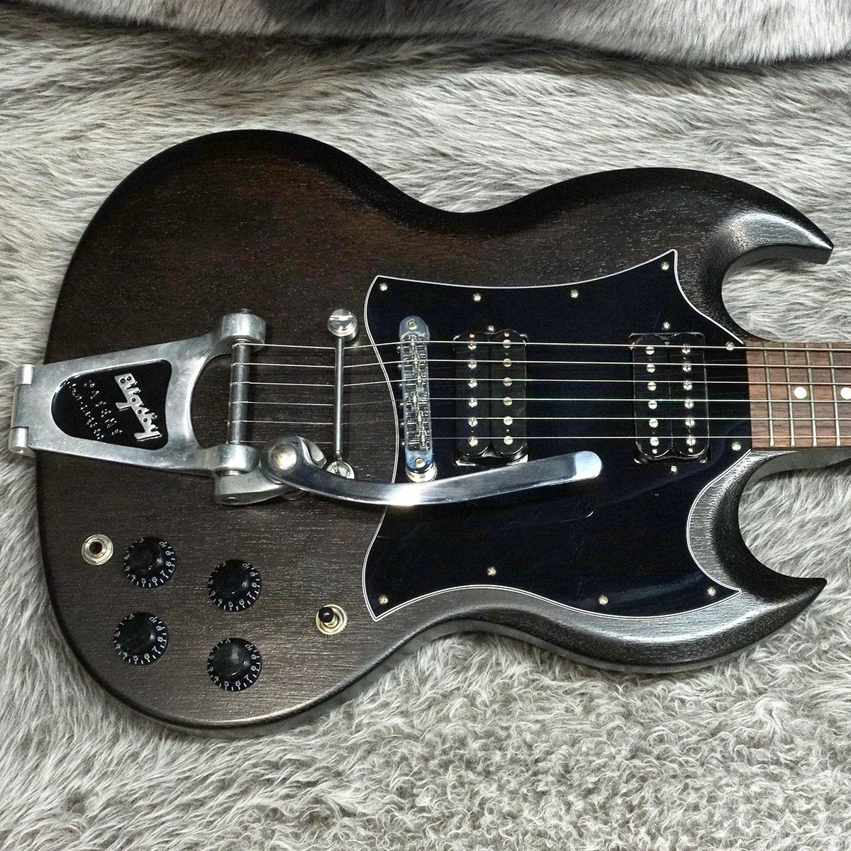 SG Standard　2012年製　Mod　調整済み エボニーブラック　ラージ　ビグスビー  SG エレキギター (0220360578) ギブソン Gibson SG Standard Ebony エレキギター(ギブソン・SG