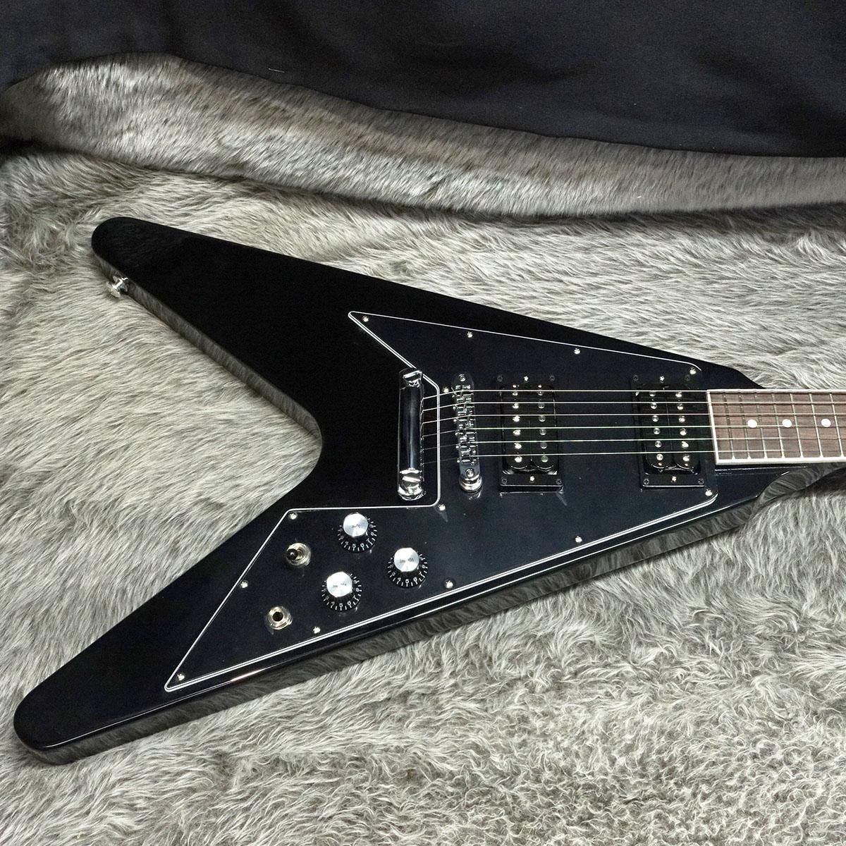 Exclusive 70s Flying V Ebony Gibson エレクトリックギター Vタイプ