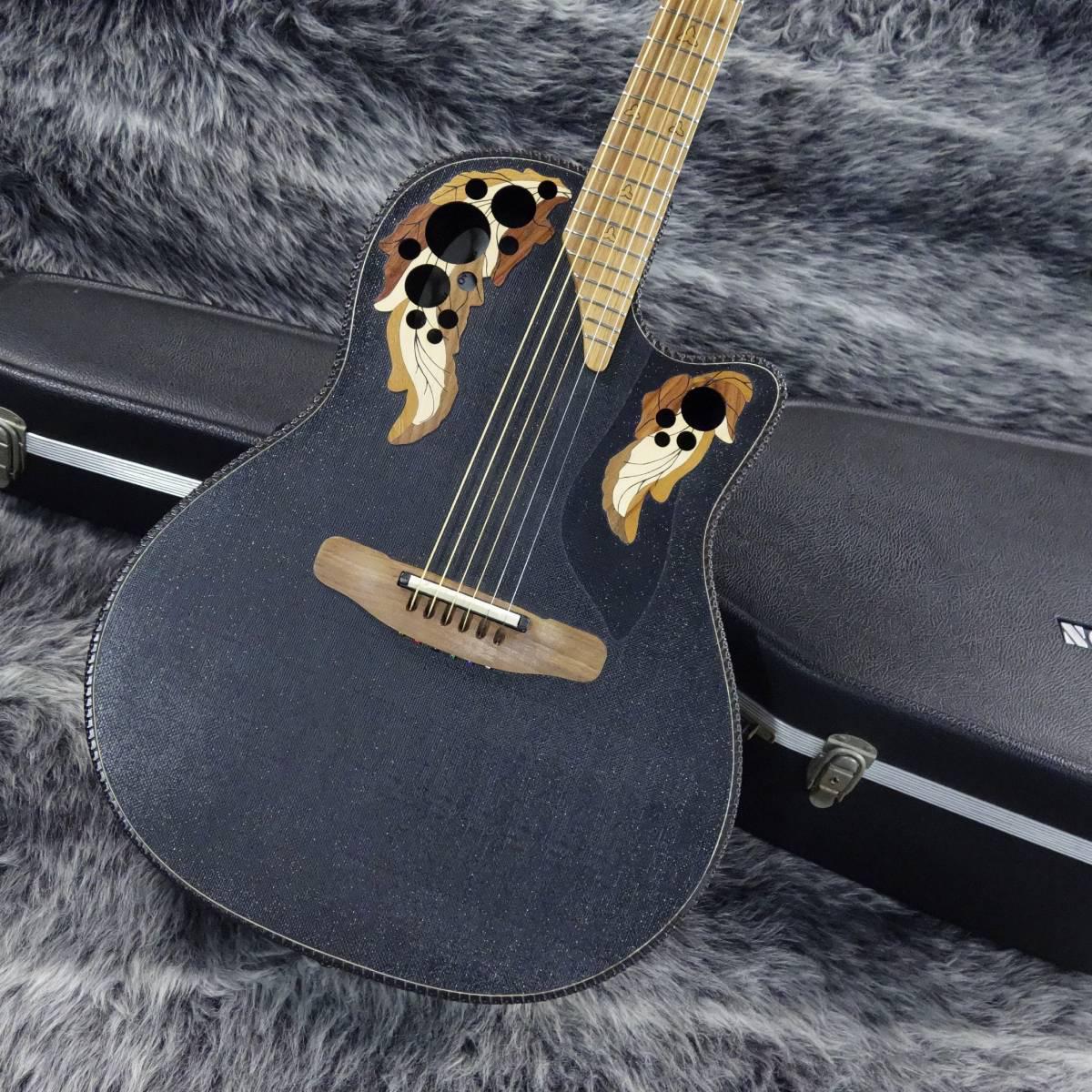 Adamas II 1581-5 BLK 1994 Ovation アコースティックギター フラット