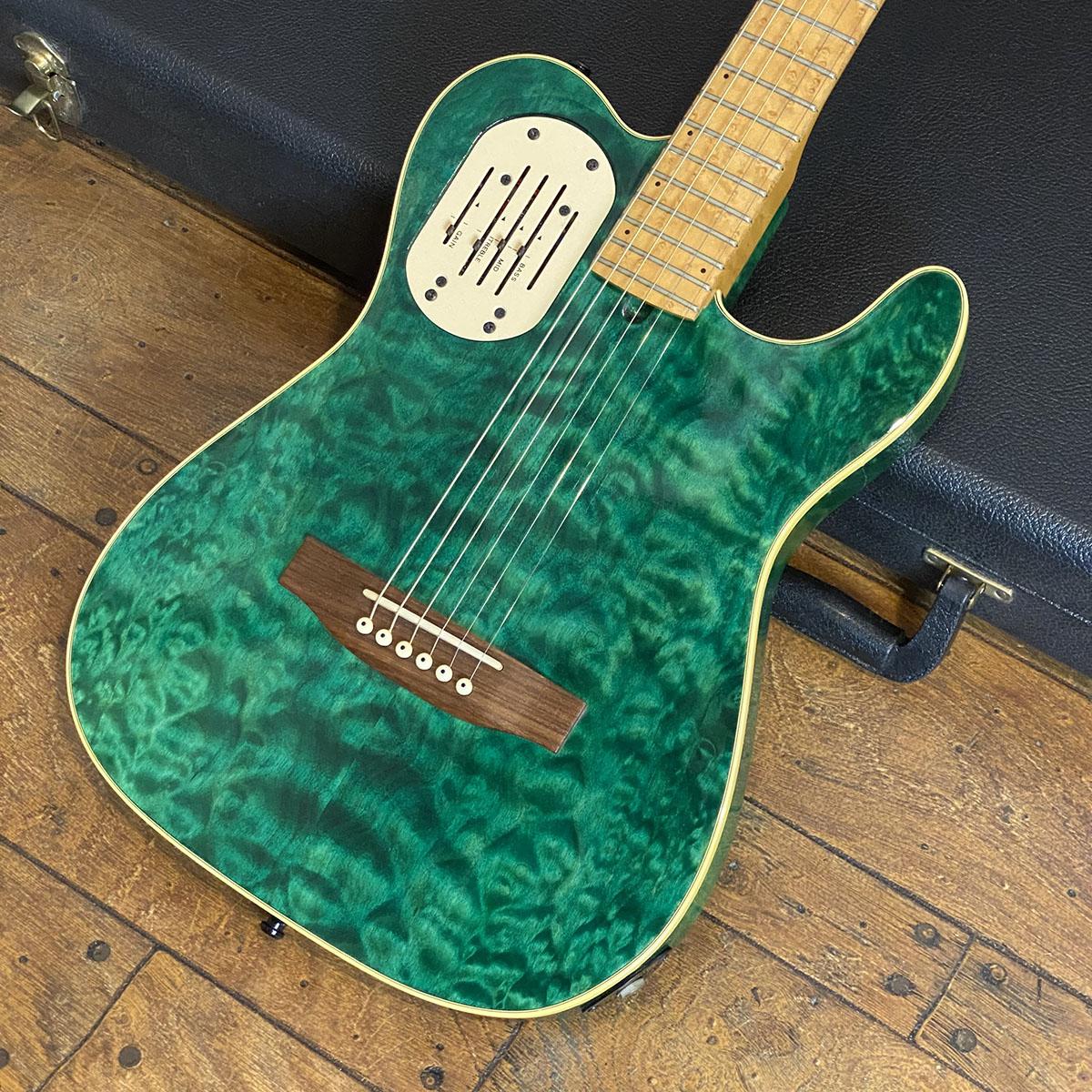 Acousticaster 6 Ltd Trans Green 1995 Godin エレクトリック