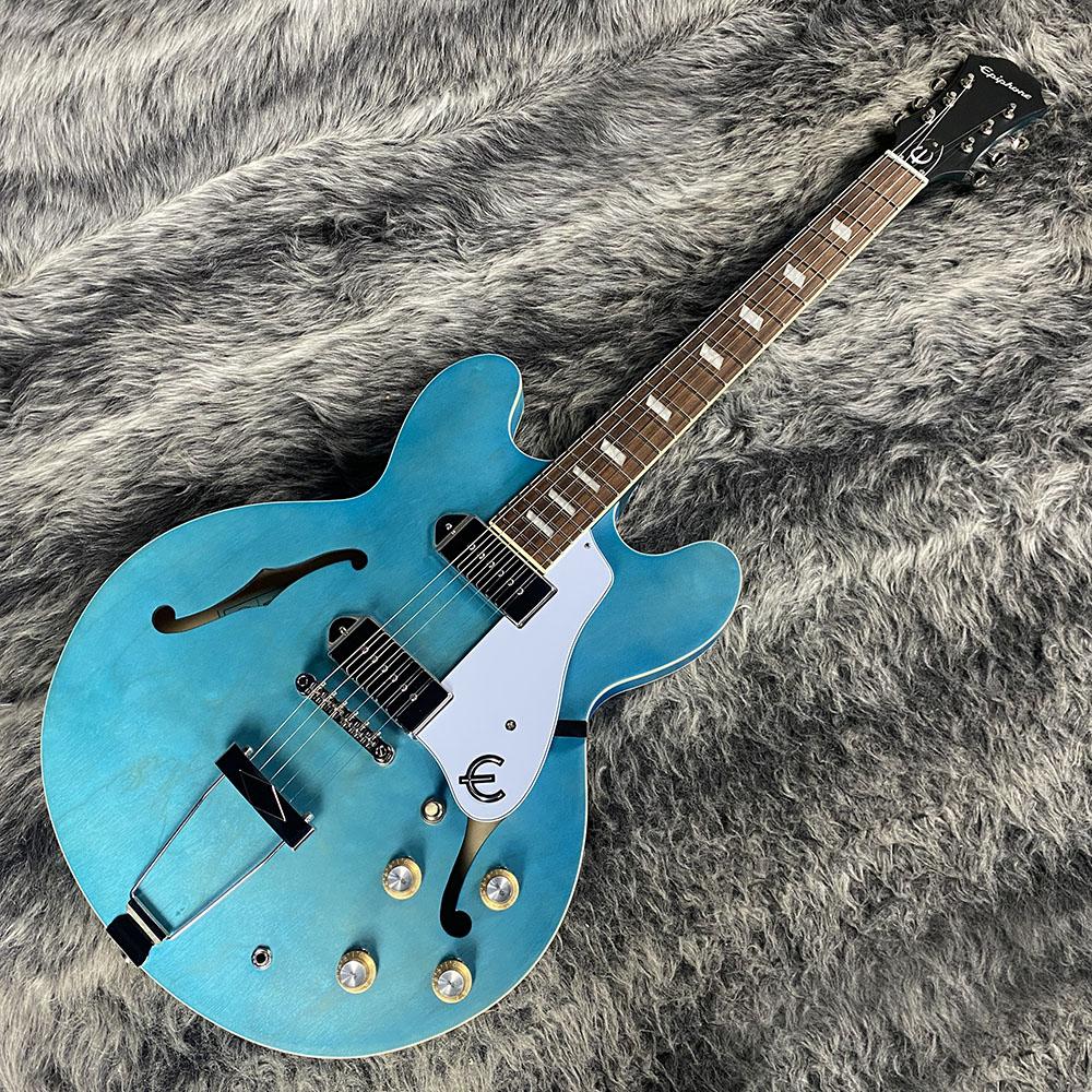 Casino Worn Blue Denim Epiphone エレクトリックギター フルアコ 商品