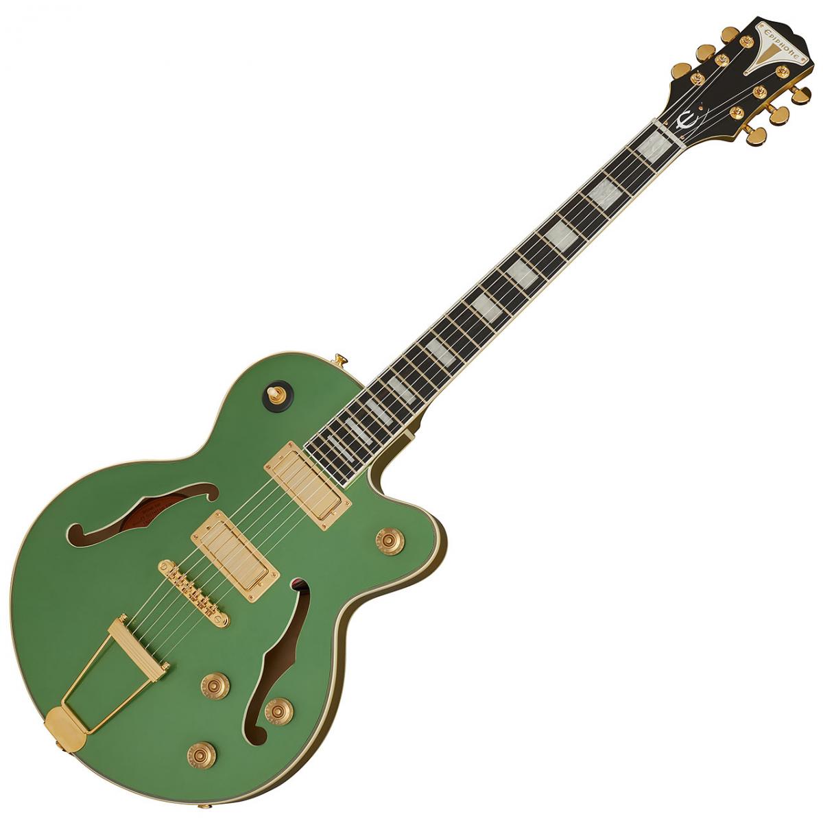 Uptown Kat ES Emerald Green Metallic Epiphone エレクトリックギター